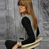 heißes neues Damen im Herbst im Frühjahr lange Ärmel Jacke um Hals kurze Jacke Outwear