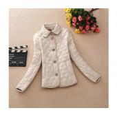 miec Damen Jacke Mode Damen Jacken Frühling im Herbst Mantel MarkenDesigns britischen Stil karierten quilting gepolste