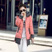 yuoomuoo Parkas Damen WinterJacke Koreanischen Mode lange trick weibliche warm Daunenjacke Damen plus Size Parka Mantel