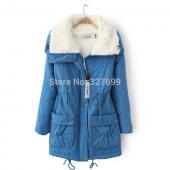 Winter neue berber Fleece Jacke Mantel Damen Bekleidung napka weibliche jaquetas slim lange Jacken Parkas