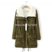 Winter neue berber Fleece Jacke Mantel Damen Bekleidung napka weibliche jaquetas slim lange Jacken Parkas
