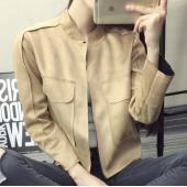 anfang Herbst neue retro Wildleder und Lockere Jacke mit Grünen Strickjacke Damen alle Militärischen Mantel 6 Farben