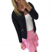 jimshop Damen höchstens neue Herbst Damen lange Ärmel gitter Tartan Strickjacke Mantel Jacke Outwear Bluse Versandkost