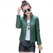Damen Sport Jacke warm im Winter Gepolsterte  Seide meine Mode casual slim Wattierten Winterjacke