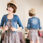 neue Damen Jeans Jacken Outwear Jeans Mantel klassischer Jacken Damen JeansMode weiblichen Jacken Mäntel Nieten