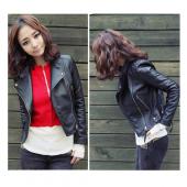 neuzugang Herbst Winter Damen Motorrad Lederjacke slim Gelegenheits Mantel