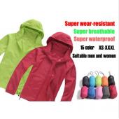 Männer Damen winddichte Jacke camping Jacke wasserdicht wandern neue Mode Jacken schnell tRocknenden windscHut
