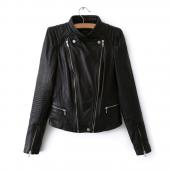 neue Mode am Kragen Bomber Lederjacken Damen Supernova Shorts Mantel Leder jaqueta couro Kleidung casual patte