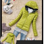 5 Farbe neue WinterJacke Damen OberBekleidung slim Vermummte DaunenJacke Frau warm Mantel Gepolstert