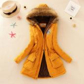 s 3xl neuen Winter Womens Parka lässig Outwear Militärische Kapuzenmantel WinterJacke Damen Pelzmäntel Frau Kleidung