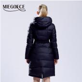 miegofce Womens Winter auf Jacken und Mäntel Damen Hochwertige warme weibliche Verdickung warm Parka Haube über Mantel