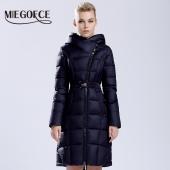 miegofce Womens Winter auf Jacken und Mäntel Damen Hochwertige warme weibliche Verdickung warm Parka Haube über Mantel