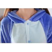 lilo und stitch Strampler unisex Onesies für Liebhaber Fleece Pyjama für Damen hat warme Tier Schlafanzug ein Stück
