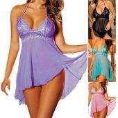 sexy plus Size Damen Nachtwäsche Nachtwäsche Püppchen Chemise Nachthemden Sleepshirts