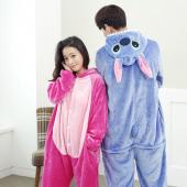 22 Vorlagen in einem Flanell Anime Pijama Cartoon Cosplay warmen Haube Onesies Nachtwäsche Erwachsenen unisex Homewear