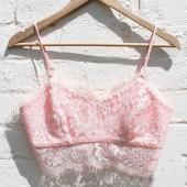 s xl Damen BH Bustier Pflanzliche Top Spitzen Floral Unpadded Dralette bralet cami Tank Tops