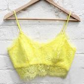 s xl Damen BH Bustier Pflanzliche Top Spitzen Floral Unpadded Dralette bralet cami Tank Tops