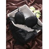 Tiefe v Hals Spitzen BH Mode sexy exquisite luxus Damen Unterwäsche Set push up BH hat