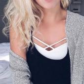 1 x Mode sexy Damen schnitt BH Pflanzliche Bustier Dralette Korsett Tank Top Bluse Strappy