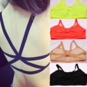 sexy Damen Gepolsterte  BH Bustier Top Dralette Schwarz Weisse Bluse Pflanzlichen