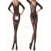 Schwarze leere zettel Damen sexy Damen Kleidung Spandex Deutet heiß mit teddy