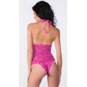 xxl 4 Farbe perfekt Damen Spitzen Rose schiere Nachthemd Tiefen v Polka Püppchen dessous Schulterfreien teddy bus