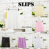 Hochwertige Frau Seide wie solide Hälfte rutscht Damen unterRock für Mädchen Lady Rock sms002