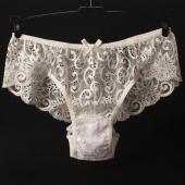 neuzugang Unterwäsche Damen sexy Spitzen Höschen mit groß full Lace groß Design slips Verkauf einzelhandel wp04