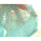 kostenLoser Versand neuzugang Süssigkeiten Farbige Spitzen push up sexy BH Weiss Blau Rosa BH BH kurz legt