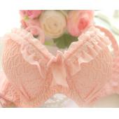 kostenLoser Versand neuzugang Süssigkeiten Farbige Spitzen push up sexy BH Weiss Blau Rosa BH BH kurz legt