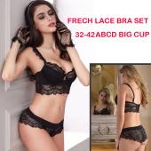 32 34 36 38 40 42 b c d Grosse Tasse FraNZösischen Spitzen BH Höschen hat Dünne Cup sexbombe Unterwäsche hat sexy desso