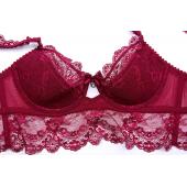 32 34 36 38 40 42 b c d Grosse Tasse FraNZösischen Spitzen BH Höschen hat Dünne Cup sexbombe Unterwäsche hat sexy desso