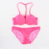 Mode Damen Racer wieder 3 4 Tasse Unterwäsche push up BH hat 32 34 36 38