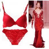 die neuen sexy Unterwäsche Damen Büstenhaltersatz Tiefe v Spitzen BH kurze BH Unterwäsche sexy Spitzen Ma