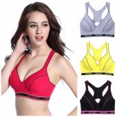 Hochwertige Damen schnell trocknenden Baumwolle komfortable BH Top Weste Unterwäsche Gepolsterte  BH Top Tank fitness