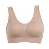 Damen Sport BH Weste Gepolsterte  Pflanzliche Tops Unterwäsche 7 Farben keine kabel rim BHs