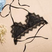 Damen durchscheinende Unterwäsche Spitzenhöschen bändchen dessous BH Top 2415