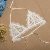 Damen durchscheinende Unterwäsche Spitzenhöschen bändchen dessous BH Top 2415