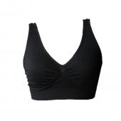 Mode neue gemütliche Nahtlose Sport FreiZeit BH unterstützung Weste Weiss Schwarz nackt Versandkosten