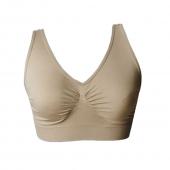 Mode neue gemütliche Nahtlose Sport FreiZeit BH unterstützung Weste Weiss Schwarz nackt Versandkosten