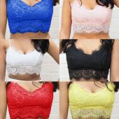 sexy Damen Spitzen Floral Dralette Pflanzliche Top camis Unpadded Hemdchen