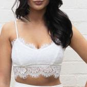 sexy Damen Spitzen Floral Dralette Pflanzliche Top camis Unpadded Hemdchen