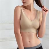 lässig Damen Feste Spitzen fitness Sport BH Gepolsterte  BH Pflanze Top stretch Weste