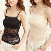 neue Mode Spitzen Dralette dessous Damen Sommer Kleidung casual Bluse lange Weste Damen Panzer