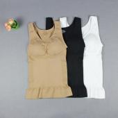 sexy Lady Baumwolle einfache Design Style elastizität shapewear lange Weste fantastische Panzer 3 Farben