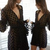 sexy Braut kostüm dessous Schwarze Damen babydoll Kleid aus Nachtwäsche