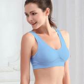 heiße Damen Sport BH Weste Gepolsterte  Pflanzliche Tops Unterwäsche 7 Farben keine kabel rim BHs