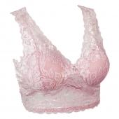 heißes Verkauf neue Mode Lady sexy Damen gemütlich Spitzen Weste Schlafen Freizeit Gepolsterte  BH Dralette Deutet 8