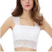 neue Mode Spitzen Dralette Top Damen und Tanks Schwarze und Weisse BHs Weste Mode Kleid für Damen