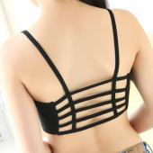 Spitzen Dralette Top Modal BRandy melville Damen kurze Bluse Weste sexy cop Tanks black White